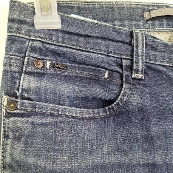 Joe's Jeans Women's Low Rise Cigarette Fit Size 28 Medium Wash Blue Denim - Picture 3 of 12